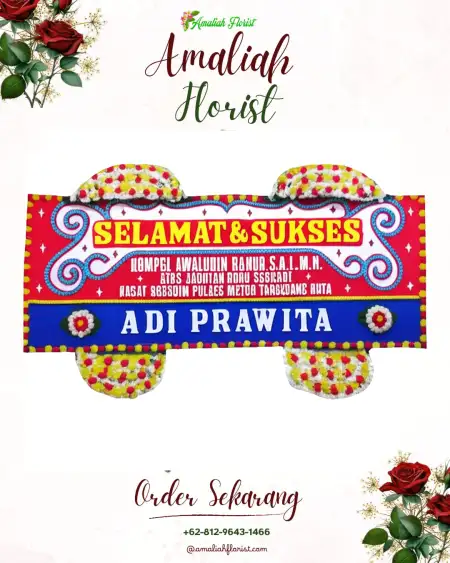 Papan Bunga Ucapan Selamat Galuk
