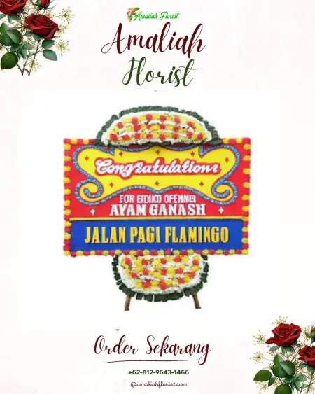 Sewa Papan Bunga Galuk